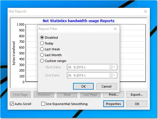 Download web tool or web app Net Statistics