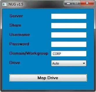 Download web tool or web app NET USE GUI