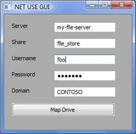 Download web tool or web app NET USE GUI