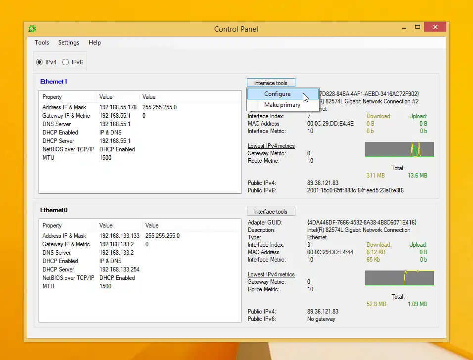 Download web tool or web app Network Manager