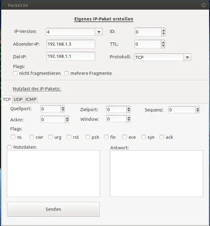 Download web tool or web app network packet generator to run in Linux online