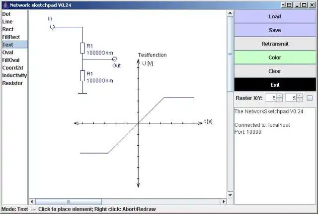 Download web tool or web app NetworkSketchpad