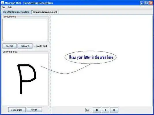 Download web tool or web app Neuroph OCR - Handwriting Recognition to run in Windows online over Linux online