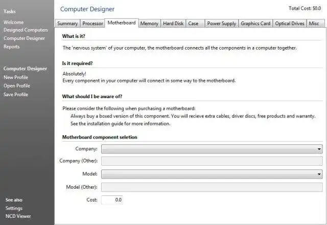 Download web tool or web app New Computer Designer