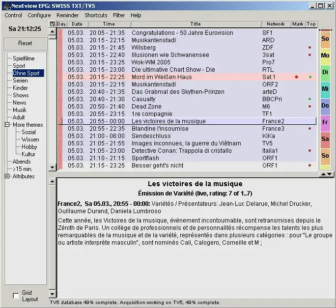 Download web tool or web app Nextview EPG Decoder