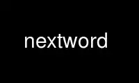 Run nextword in OnWorks free hosting provider over Ubuntu Online, Fedora Online, Windows online emulator or MAC OS online emulator