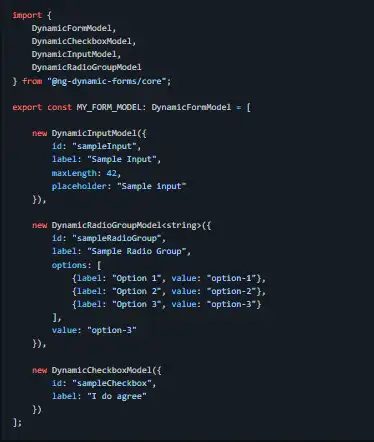 Download web tool or web app NG Dynamic Forms