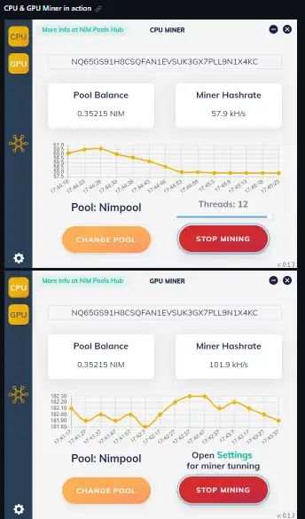 Pobierz narzędzie internetowe lub aplikację internetową NIM Pools Hub Miner