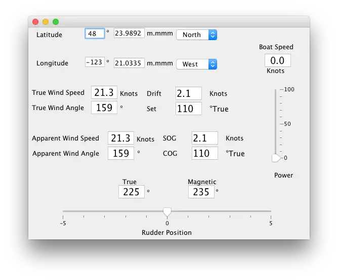 Download web tool or web app NMEA Vessel Simulator in Java