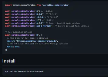 下载网络工具或网络应用规范化 Node.js 版本