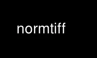 Run normtiff in OnWorks free hosting provider over Ubuntu Online, Fedora Online, Windows online emulator or MAC OS online emulator