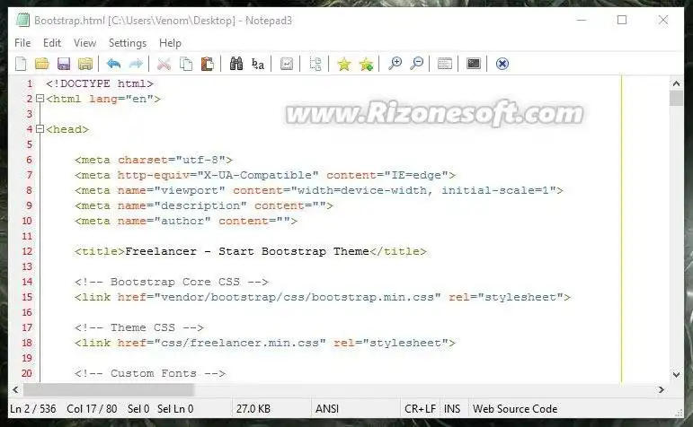 Download web tool or web app Notepad3