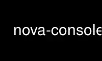 Run nova-console in OnWorks free hosting provider over Ubuntu Online, Fedora Online, Windows online emulator or MAC OS online emulator