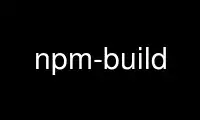 Запустите npm-build в бесплатном хостинг-провайдере OnWorks через Ubuntu Online, Fedora Online, онлайн-эмулятор Windows или онлайн-эмулятор MAC OS