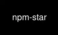 Run npm-star in OnWorks free hosting provider over Ubuntu Online, Fedora Online, Windows online emulator or MAC OS online emulator