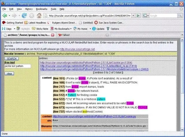 Download web tool or web app Nucular Fielded Full Text Indexing