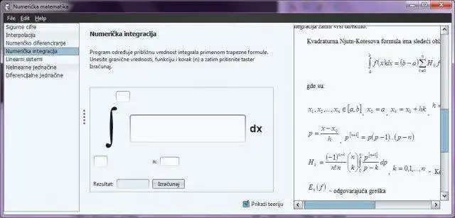 Download web tool or web app Numerical math to run in Windows online over Linux online