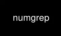 Run numgrep in OnWorks free hosting provider over Ubuntu Online, Fedora Online, Windows online emulator or MAC OS online emulator