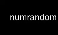 Run numrandom in OnWorks free hosting provider over Ubuntu Online, Fedora Online, Windows online emulator or MAC OS online emulator