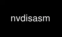 Run nvdisasm in OnWorks free hosting provider over Ubuntu Online, Fedora Online, Windows online emulator or MAC OS online emulator