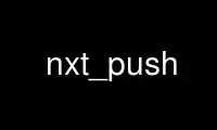 Run nxt_push in OnWorks free hosting provider over Ubuntu Online, Fedora Online, Windows online emulator or MAC OS online emulator