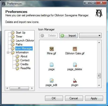 Download web tool or web app Oblivion Savegame Manager