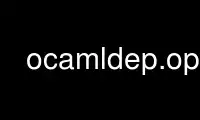 Run ocamldep.opt in OnWorks free hosting provider over Ubuntu Online, Fedora Online, Windows online emulator or MAC OS online emulator