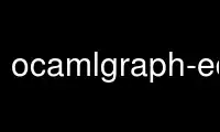 Run ocamlgraph-editor in OnWorks free hosting provider over Ubuntu Online, Fedora Online, Windows online emulator or MAC OS online emulator