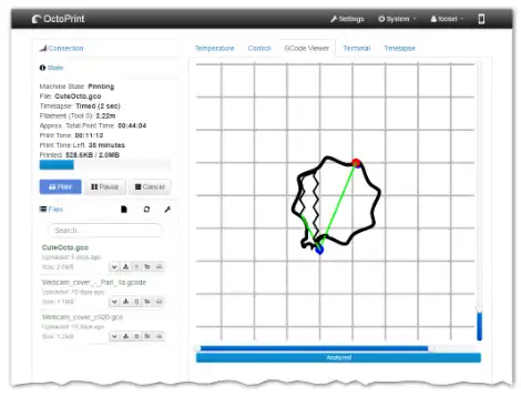 Download web tool or web app OctoPrint