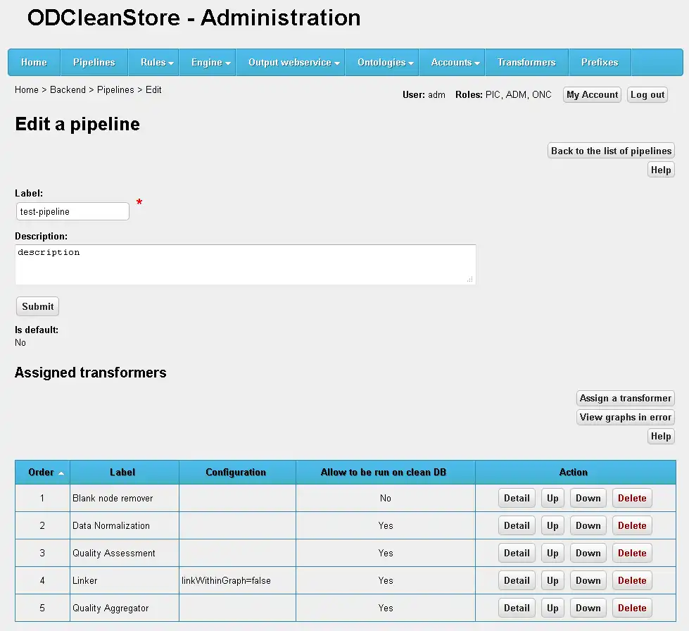 Download web tool or web app ODClean Store