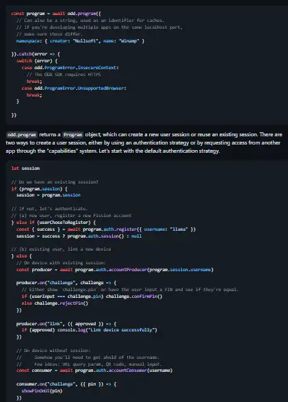 Descargue la herramienta web o la aplicación web ODD SDK