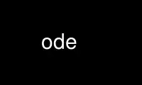 Uruchom ode u dostawcy bezpłatnego hostingu OnWorks przez Ubuntu Online, Fedora Online, emulator online Windows lub emulator online MAC OS