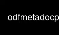 Run odfmetadocp in OnWorks free hosting provider over Ubuntu Online, Fedora Online, Windows online emulator or MAC OS online emulator