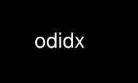 Run odidx in OnWorks free hosting provider over Ubuntu Online, Fedora Online, Windows online emulator or MAC OS online emulator