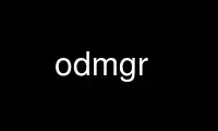 Run odmgr in OnWorks free hosting provider over Ubuntu Online, Fedora Online, Windows online emulator or MAC OS online emulator