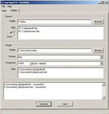 Download web tool or web app ogr2gui