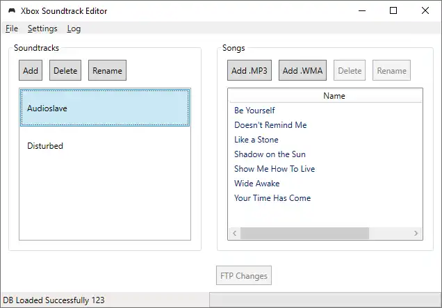 Download web tool or web app OGXboxSoundtrackEditor