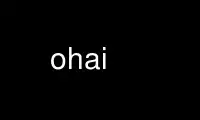 Run ohai in OnWorks free hosting provider over Ubuntu Online, Fedora Online, Windows online emulator or MAC OS online emulator