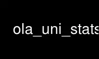 Run ola_uni_stats in OnWorks free hosting provider over Ubuntu Online, Fedora Online, Windows online emulator or MAC OS online emulator