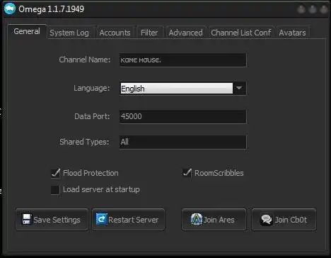 Download web tool or web app Omega Server