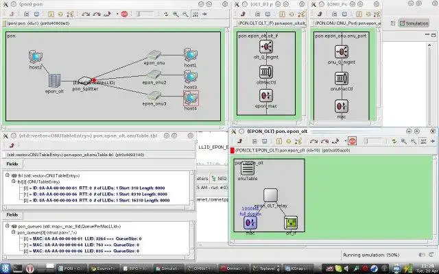 Download web tool or web app Omnet++ EPON Module to run in Windows online over Linux online