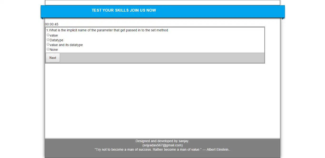 Download web tool or web app Online Examination Portal in asp.net and