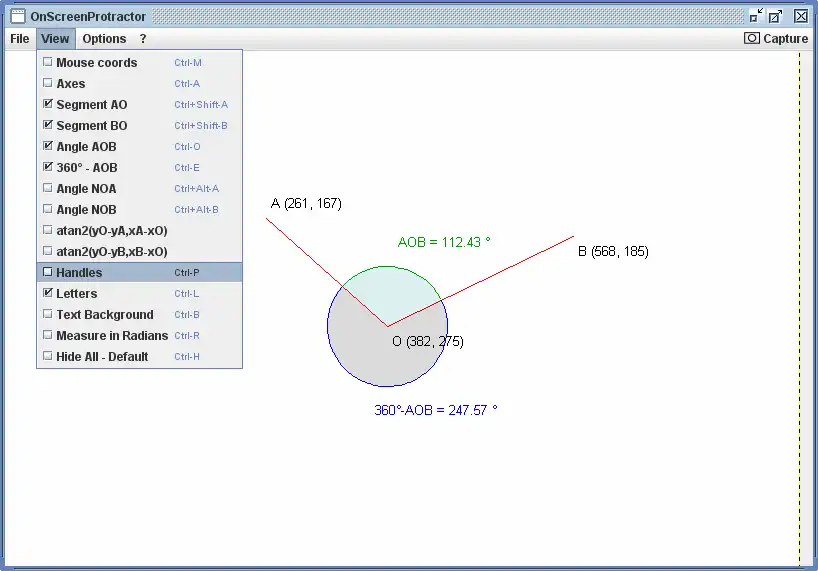 Download web tool or web app OnScreenProtractor