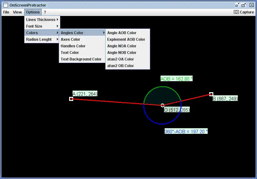 Download web tool or web app OnScreenProtractor