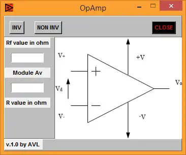 Download web tool or web app OpAmp