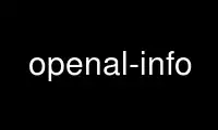 Run openal-info in OnWorks free hosting provider over Ubuntu Online, Fedora Online, Windows online emulator or MAC OS online emulator