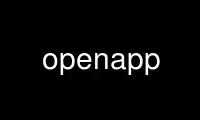 Run openapp in OnWorks free hosting provider over Ubuntu Online, Fedora Online, Windows online emulator or MAC OS online emulator