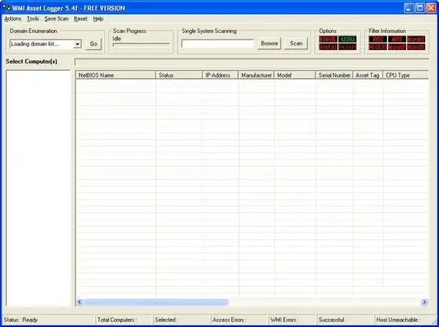 Download web tool or web app Open Asset Logger