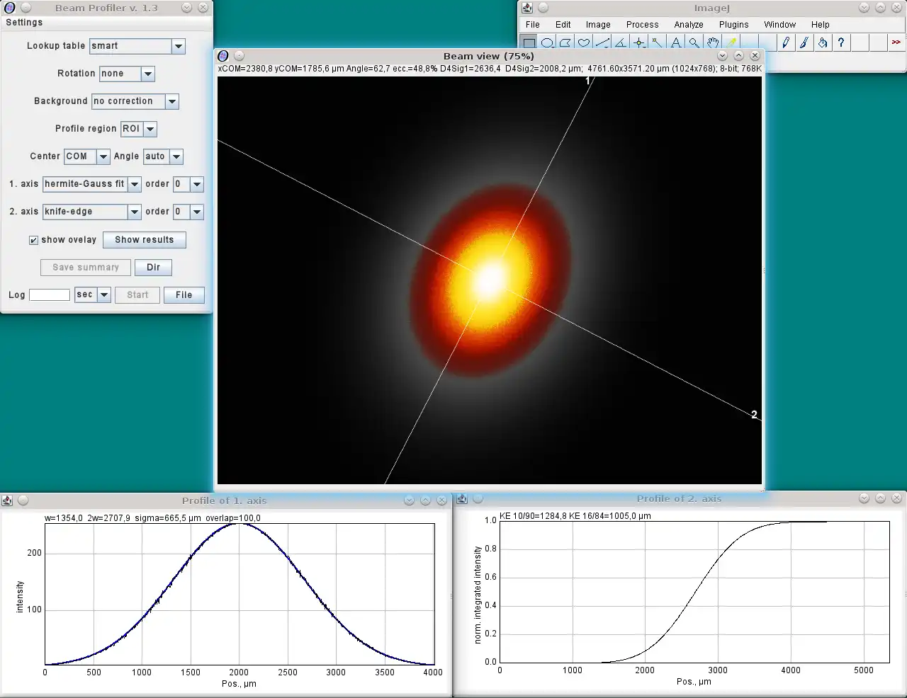 Download web tool or web app Open Beam Profiler to run in Linux online