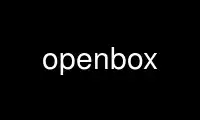 Run openbox in OnWorks free hosting provider over Ubuntu Online, Fedora Online, Windows online emulator or MAC OS online emulator